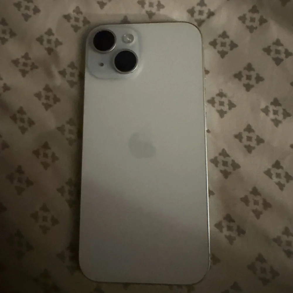Black Smartphone with Blue Display